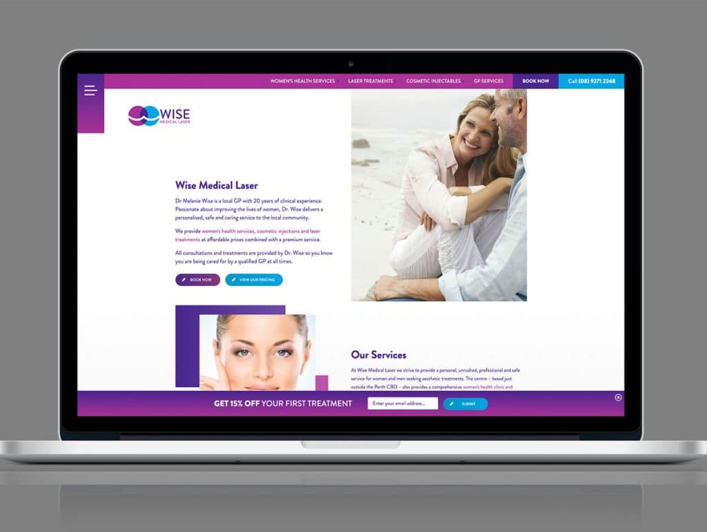 Wise Medical Business Web Design Perth