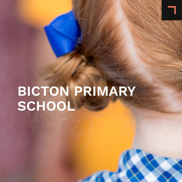 Bicton Primary School website thumbnail